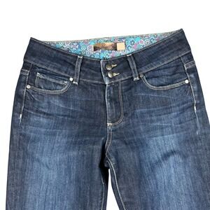 PAIGE Women's Straight Leg Jeans - Dark Blue